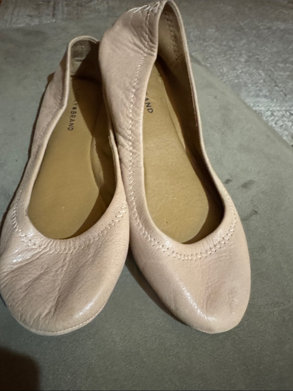 Women's Nude/blush Ballet Flats - Slip-On Comfort
